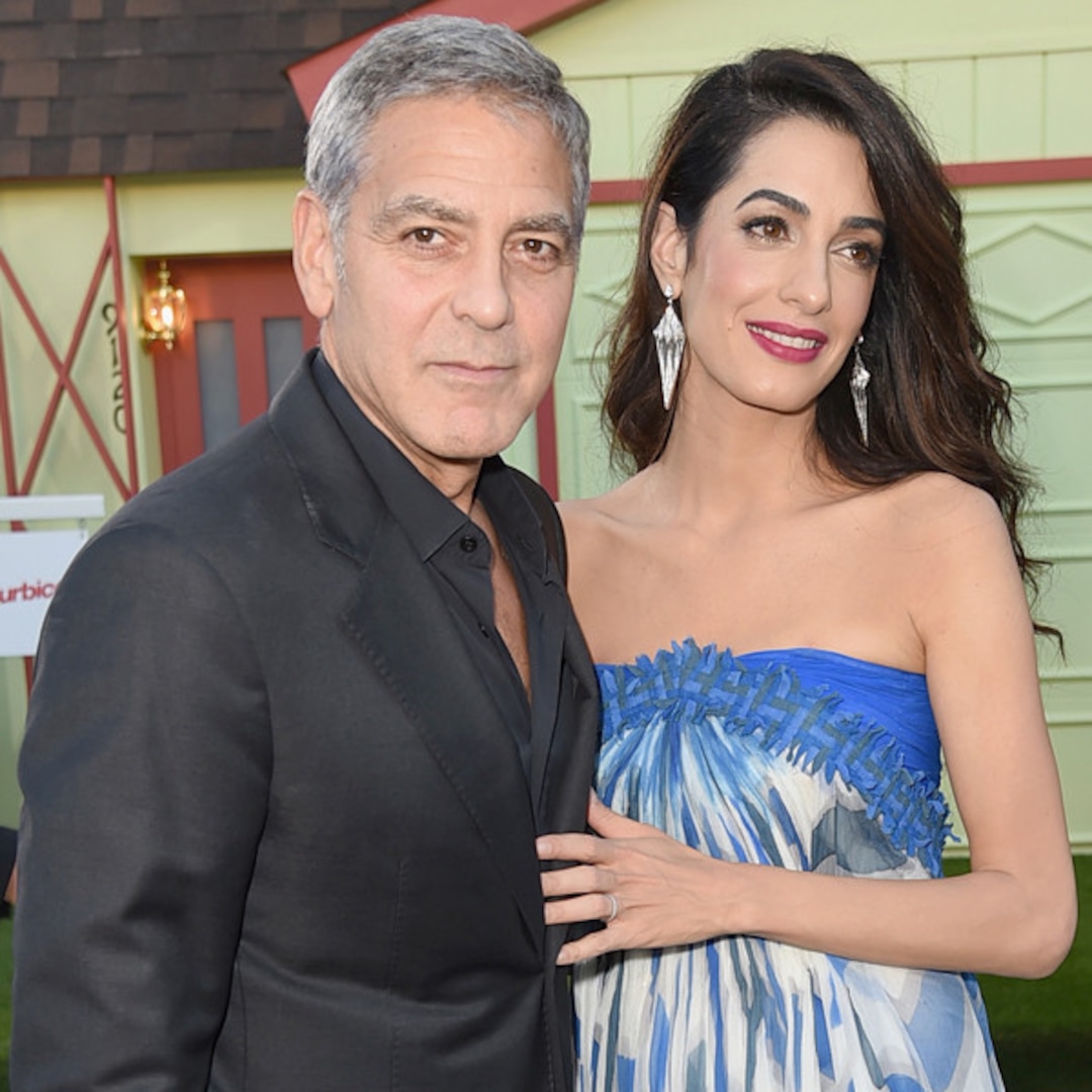 Clooney Shows Off Photos of His Twins Clooney Shows Off Photos of His Twins